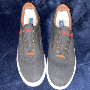 polo ralph lauren slip on canvas shoes 12